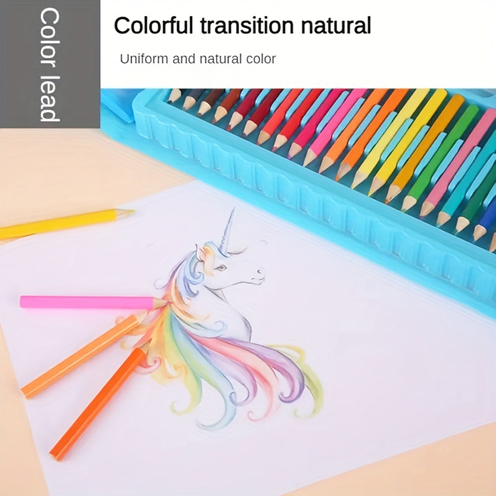Kit d'art complet 208 pièces pour éveiller sa créativité